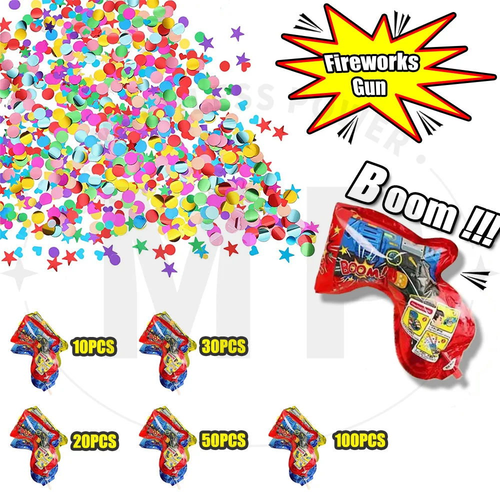 Confetti Cannon Tube - 10~100 szt. Kolorowe, losowe konfetti w