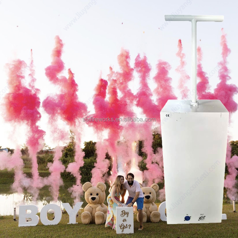 Confetti Cannon Tube - Elektryczny wytwornica dymu do oznaczenia płci