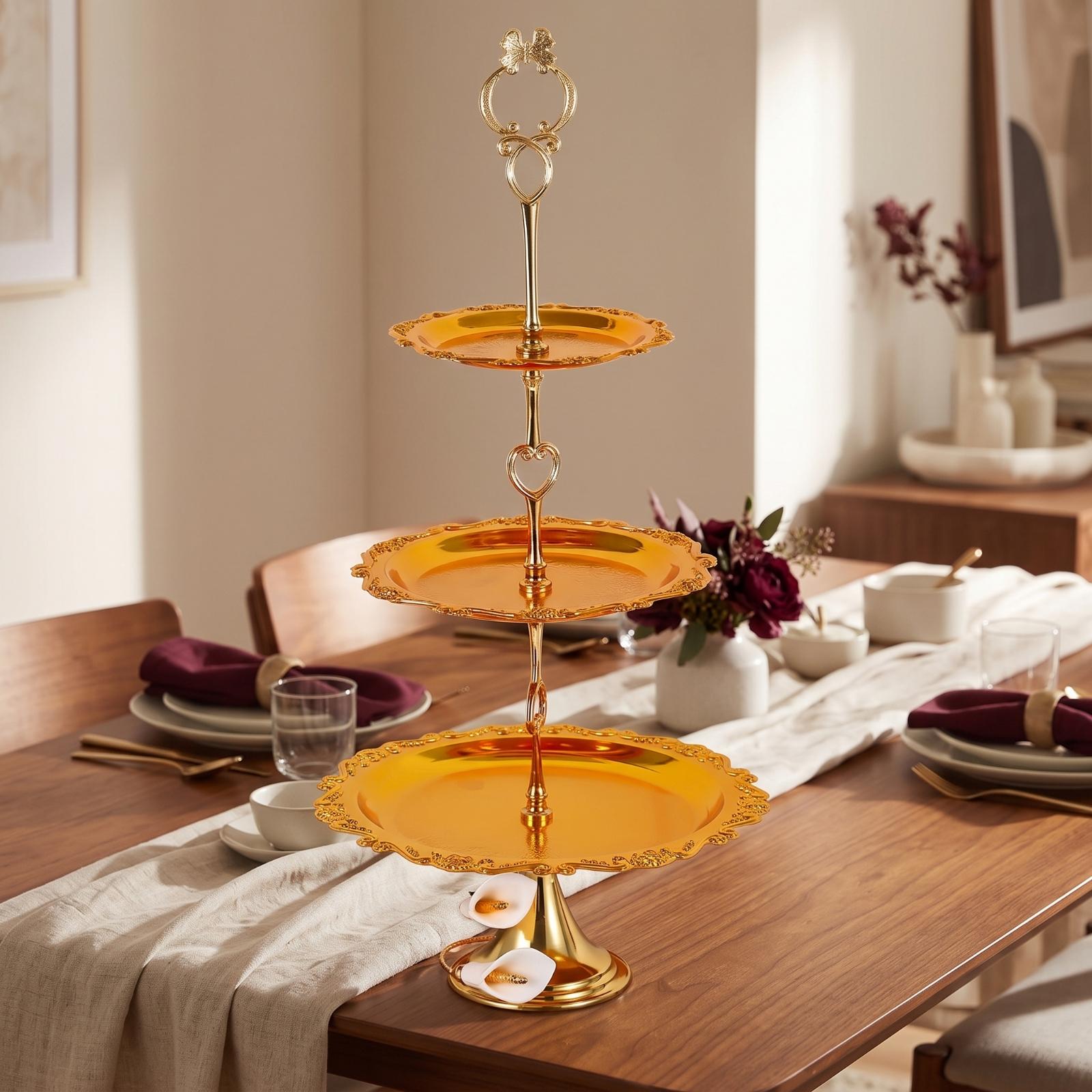 Cupcake Stand Tier - Metalowy wielopoziomowy stojak na desery z