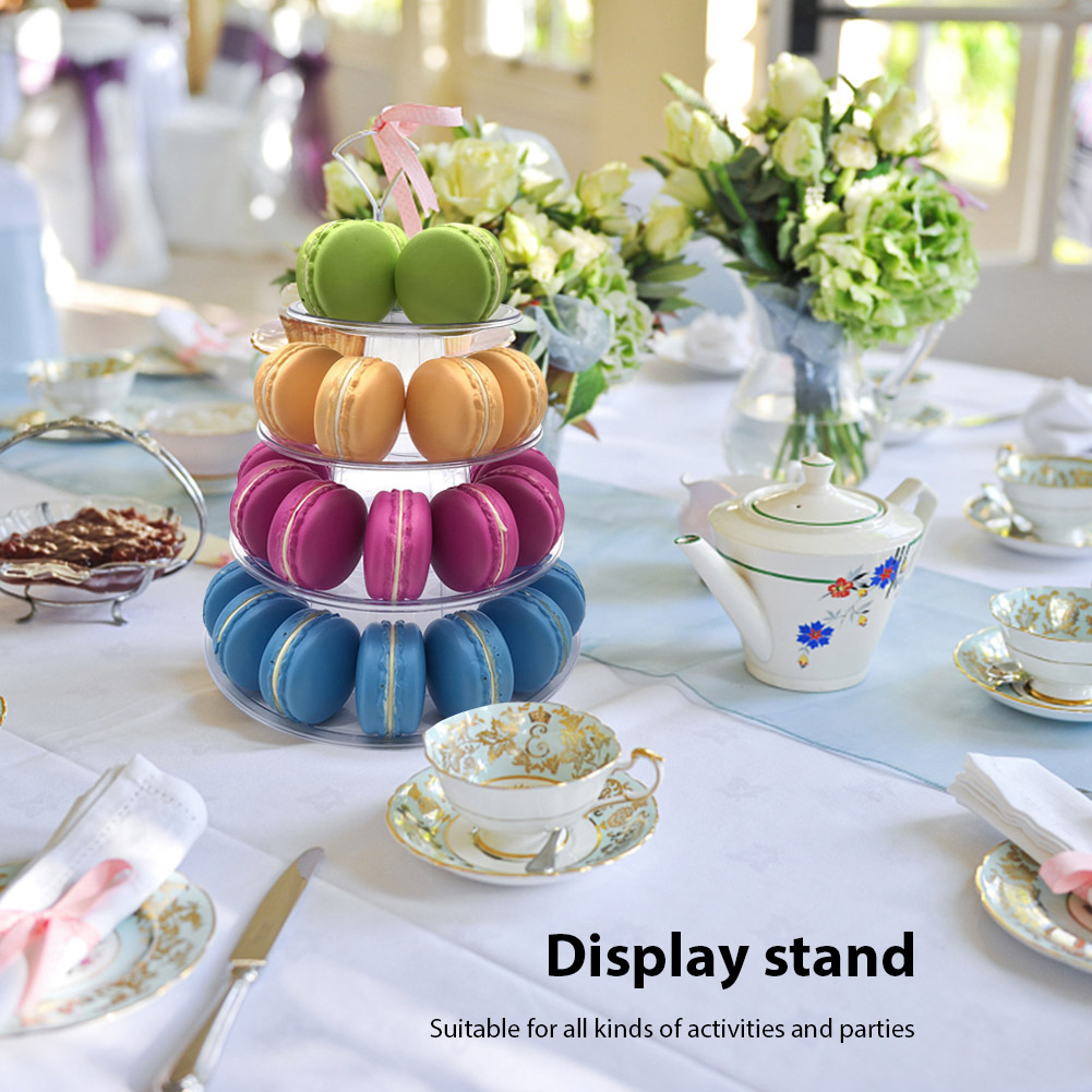 Cupcake Stand Tier - Stojak na makaroniki 4/6-poziomowy, taca do