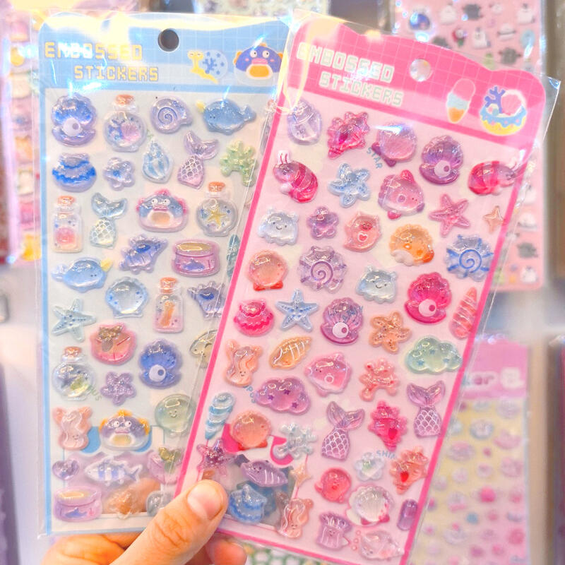 Event Supplies - Naklejki 3D z motywem oceanu, naklejki
