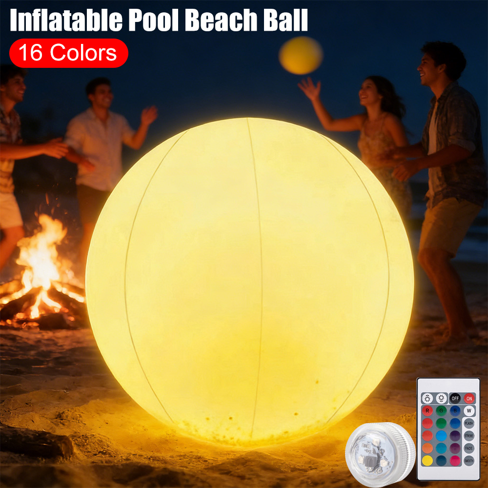 Led Balloon Light - Nadmuchiwana Piłka Plażowa do Basenu Świecąca