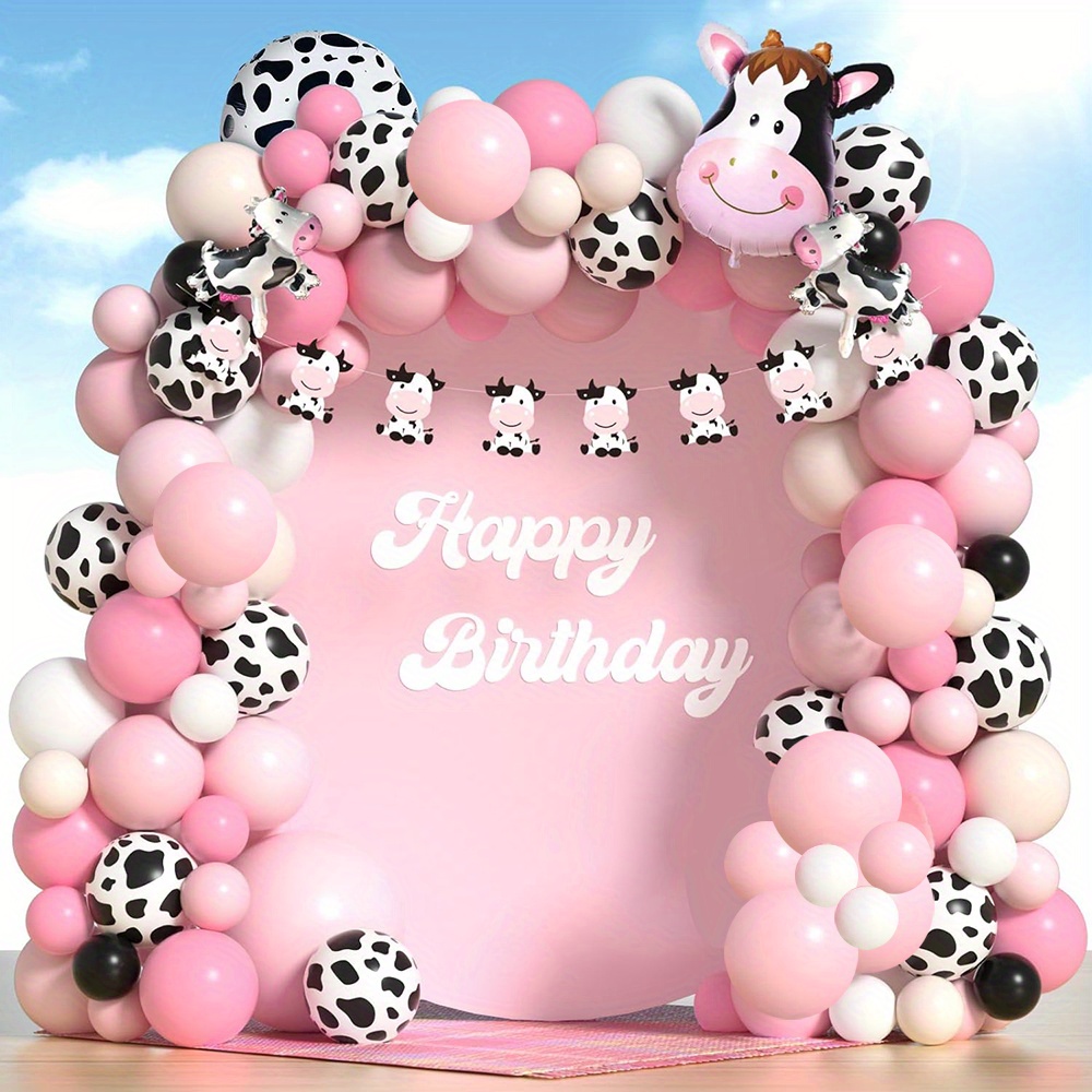Balloon Arch Kit - 132PCS Zestaw wieniec z balonów krowy