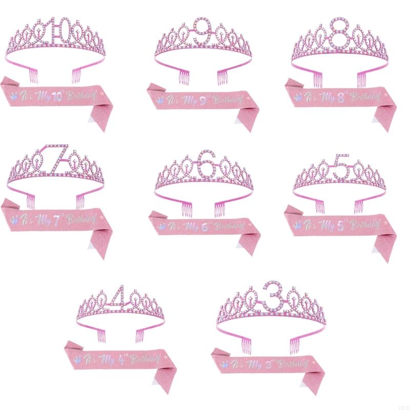 Błyszczące różowe tiary urodzi – Birthday Sash Glitter recenzja i cena