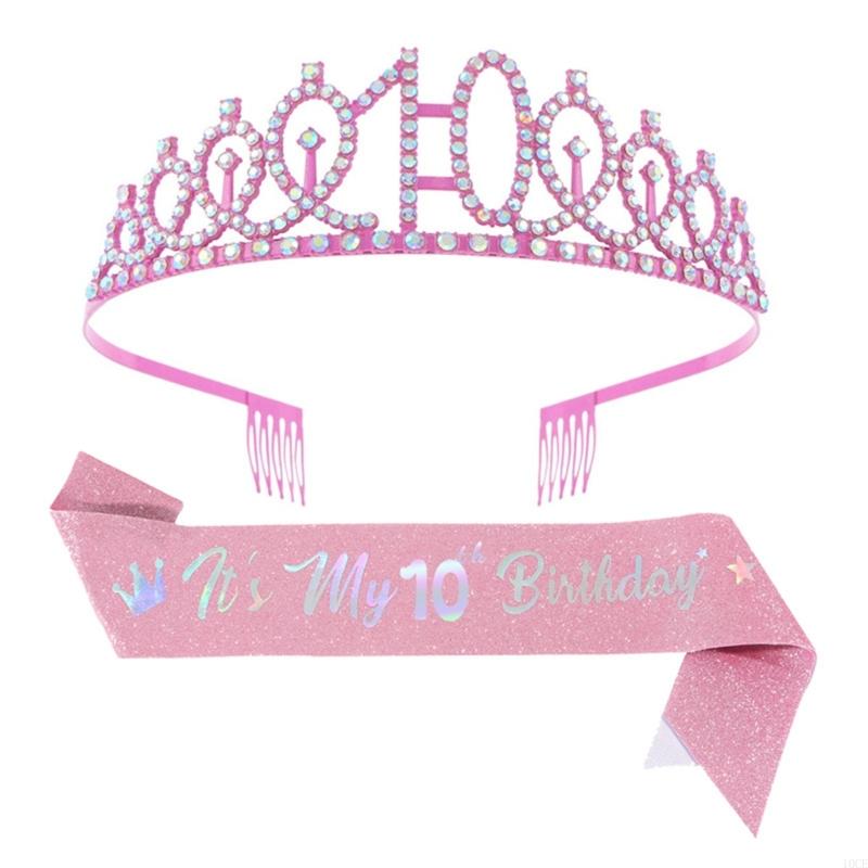 Błyszczące różowe tiary urodzi – Birthday Sash Glitter recenzja i cena
