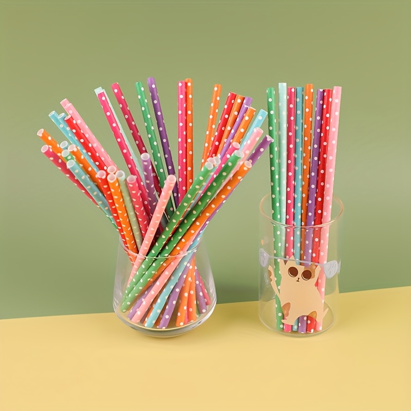 100 sztuk kolorowych, jednoraz – Paper Straw Color recenzja i cena