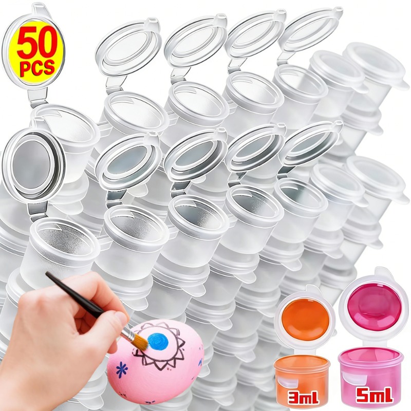 10/30/50 SZT. Puste Pojemniki  – Plastic Cup 50Pcs recenzja i cena