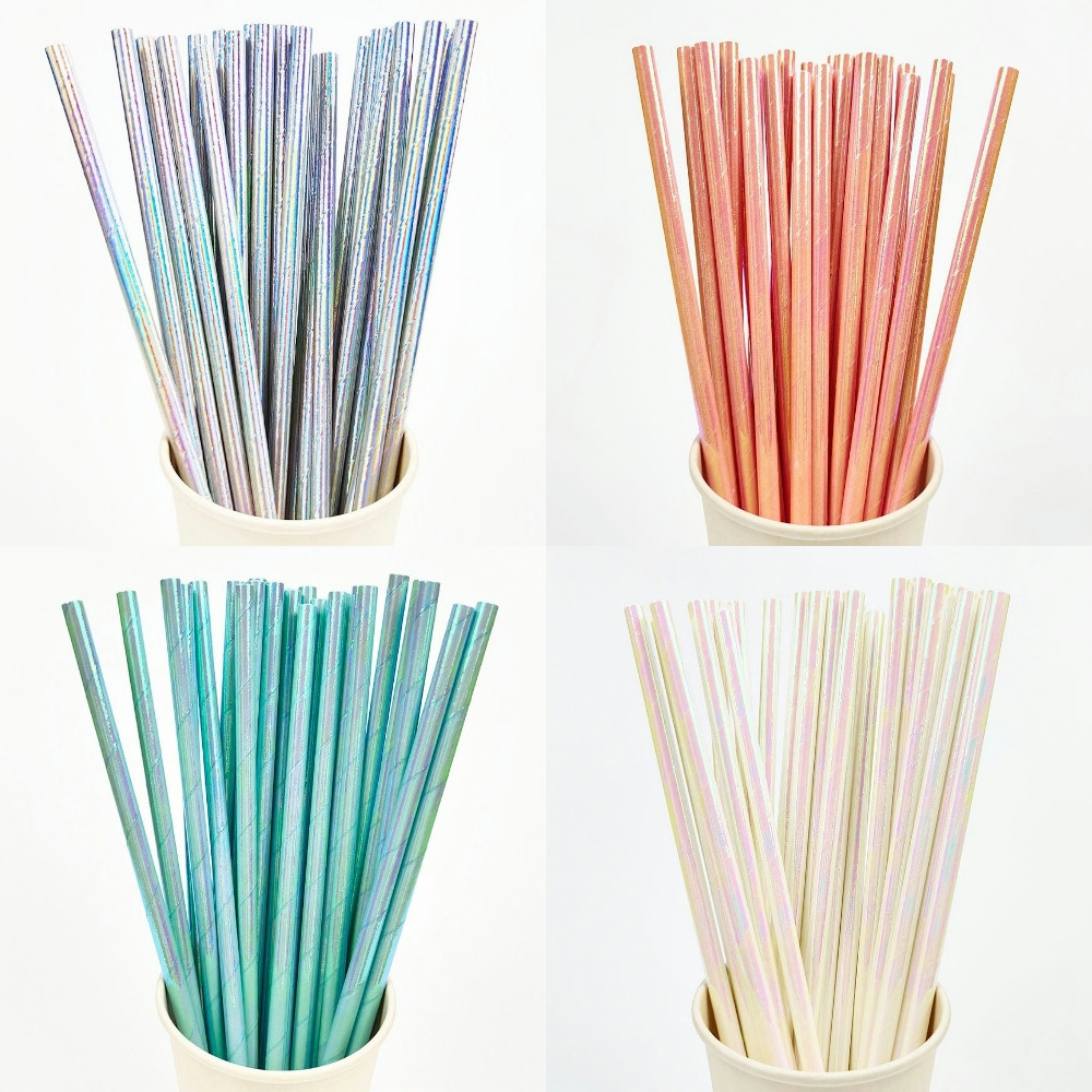 25Pcs Perłowe brązujące słomki – Paper Straw Color recenzja i cena