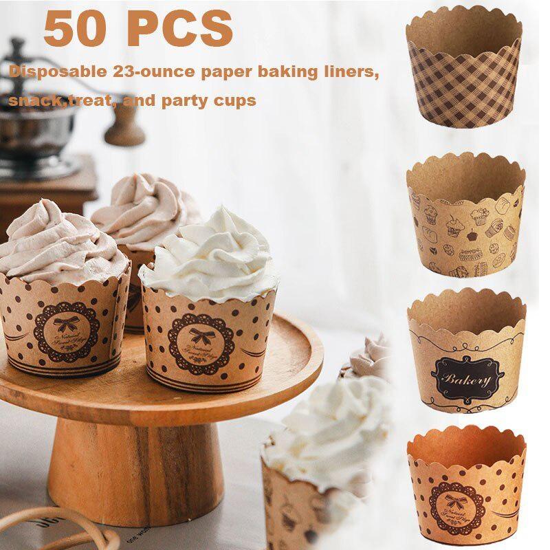 50Pcs/Pack Cupcake Paper Cups  – Plastic Cup 50Pcs recenzja i cena