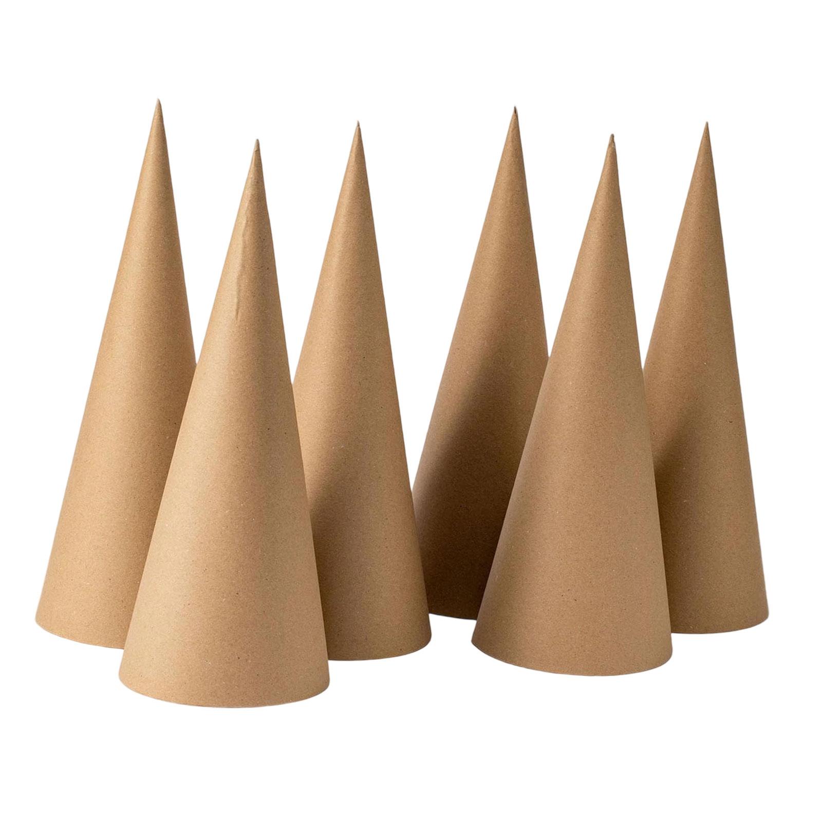 6 szt. Stożków z papieru kraft – Party Hat Cone recenzja i cena