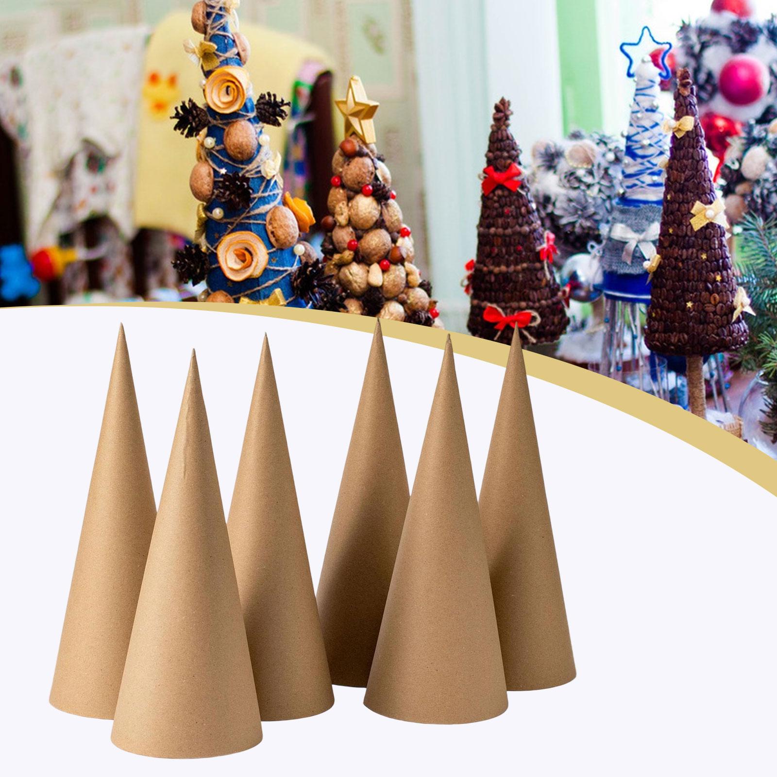 6 szt. Stożków z papieru kraft – Party Hat Cone recenzja i cena