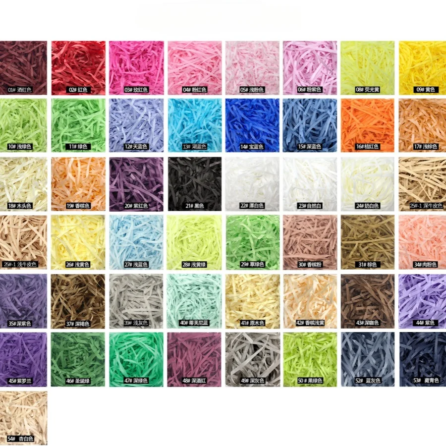 100g raffi kolorowe rozdrobnio – Paper Straw Color recenzja i cena